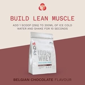 PhD Nutrition 100 Percent Whey Belgian Chocolate Protein Powder