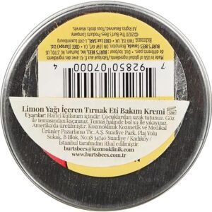 Burt's Bees Cuticle Cream For Nails, Sweet Almond Cuticle Oil With Cocoa Butter & Vitamin E, Lemon Scent, 15g