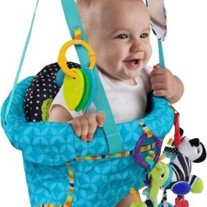 Bright Starts, Door Jumper - Bouncer 'n Spring Deluxe with Padded Seat, Door Clamp