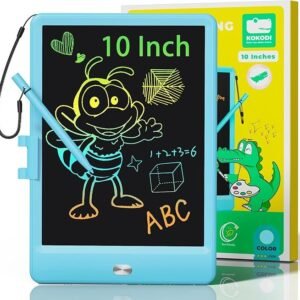 KOKODI LCD Writing Tablet 10 Inch for Girls Boys Magnetic Drawing Boards for Kids Toys