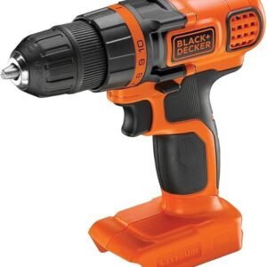 BLACK+DECKER 18 V Cordless Drill Driver - Bare Unit (Battery Not Included)