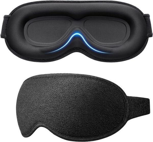 Gritin 100% Blackout Sleep Masks for Women & Men - Zero Eye Pressure Sleeping Eye Mask