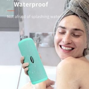 HEYSONG Portable Bluetooth Speaker, Waterproof Wireless Outdoor Speakers Gifts for Men - Green