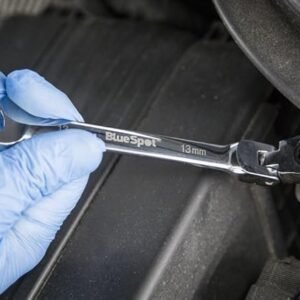 Blue Spot 04312 6 Piece Flexible Head Ratchet Spanner Set, Multi-Colour, Set of 6