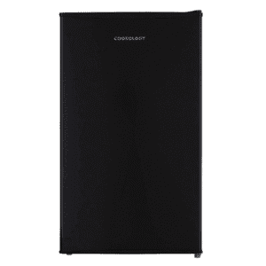 Cookology UCIF93 Undercounter Freestanding Fridge 93 Litre Capacity, Features an Adjustable Temperature Control and Legs, Reversible Door and Chiller Box - in Black [Energy Class F]