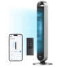Dreo 42 Inch Pilot Max Smart Tower Fan, 25dB Quiet Cooling Fan for Bedroom, 12 Speeds Standing Fan with Remote, 7.9m/s Velocity Alexa Fan, 120° Oscillating Electric Fan, APP Control, 4 Modes,12H Timer