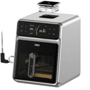 Dreo ChefMaker Combi Fryer, Cook like a pro with just the press of a button, Smart Air Fryer Cooker with Cook probe, Water Atomizer, 3 professional cooking modes, 5.7L