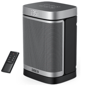 Dreo Space Heater, 70° Oscillating Electric PTC Ceramic Heater with Thermostat, Remote Control, 3-Mode 3-Speed, 1-12H Timer, Overheating & Tip-Over Protection, Energy-Saving-ECO-Mode, Atom One