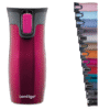 Contigo West Loop Autoseal Travel Mug, Stainless Steel Thermal Mug, Vacuum Flask, Leakproof Tumbler, Coffee Mug with BPA Free Easy-Clean Lid, 470 ml, Raspberry