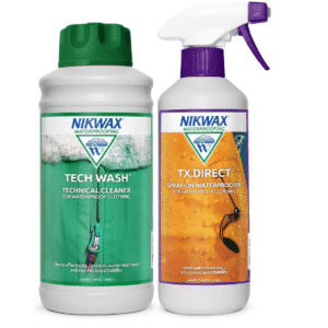 Nikwax TECH WASH WASH-IN Cleaner 1L + TX.DIRECT WATERPROOF SPRAY 500ml