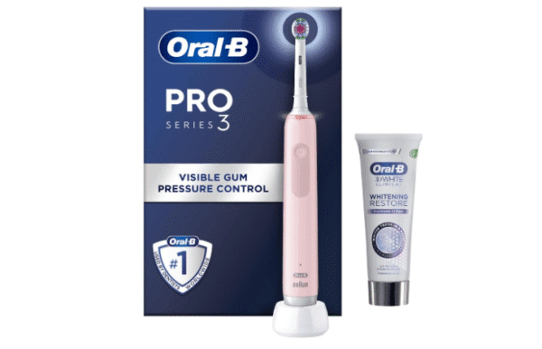 Oral-B Pro 3 Electric Toothbrushes With Smart Pressure Sensor