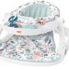 Fisher-Price Portable Baby Chair with Tray and 2 Baby Toys, Sit-Me-Up Floor Seat, Pacific Pebble, HPF45
