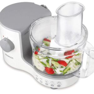 Kenwood Compact Food Processor, 1.4L Bowl, Blender, Emulsifying, Chopping Blade, Shredder Disc 400W, FP120, White [Energy Class A]