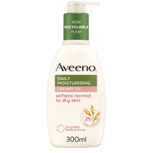 Aveeno Daily Moisturising Creamy Oil, With Nourishing Oat & Sweet Almond Oil, Suitable For Sensitive Skin
