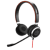 Jabra Evolve 40 UC Stereo Headset – Unified Communications Headphones for VoIP Softphone with Passive Noise Cancellation – USB-Cable with Controller – Black