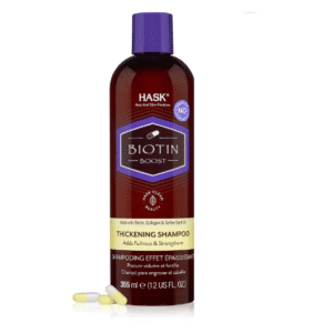 HASK Biotin Boost Shampoo, thickening for all hair types, colour safe, and cruelty-free - 1 355mL Bottle