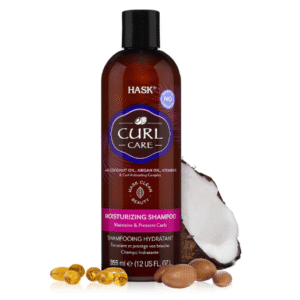HASK Curl Care Shampoo for all curl patterns, colour safe, and cruelty-free - 1 355mL Bottle