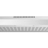 COMFEE' 60 cm Visor Cooker Hood SLIF17SS-60 LED Under Cabinet Hood Wall Mounted Extractor Fan Kitchen 600 mm Top Vented Range Hood - Stainless Steel