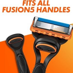 Gillette Fusion5 Men's Razor + 10 Razor Blade Refills with Precision Trimmer, 5 Anti-Friction Razor Blades